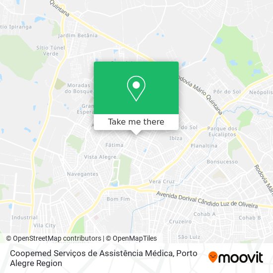 Mapa Coopemed Serviços de Assistência Médica