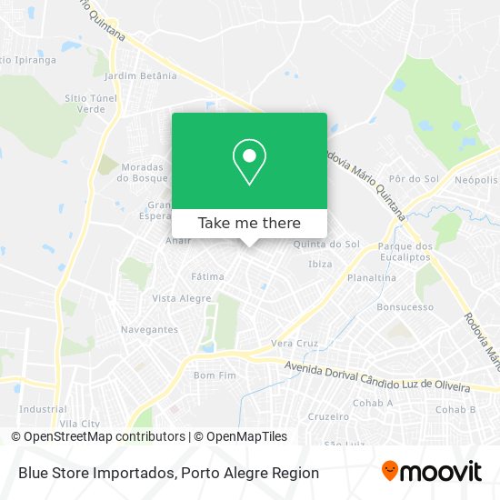 Blue Store Importados map