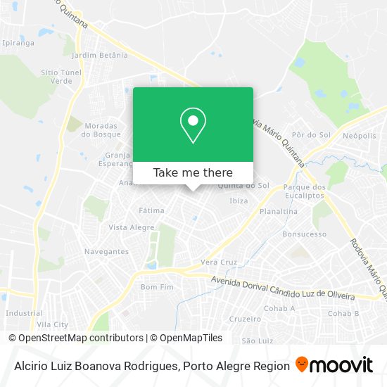 Alcirio Luiz Boanova Rodrigues map