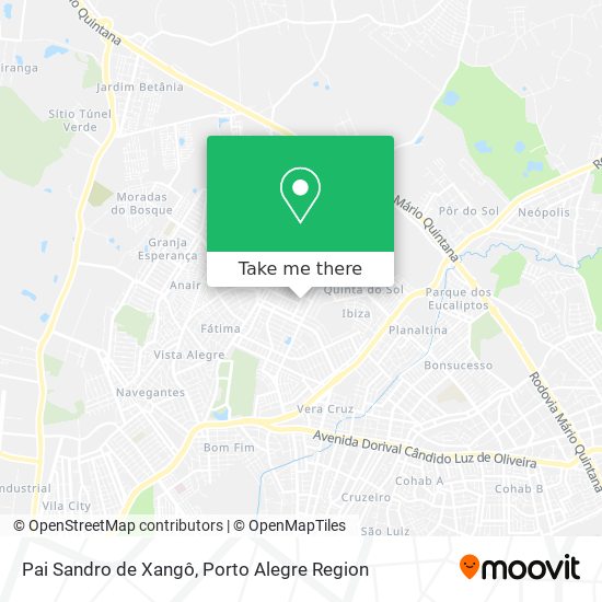 Mapa Pai Sandro de Xangô