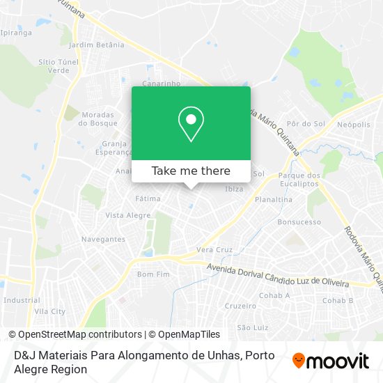 D&J Materiais Para Alongamento de Unhas map