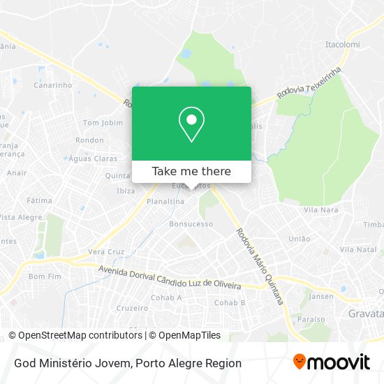 God Ministério Jovem map