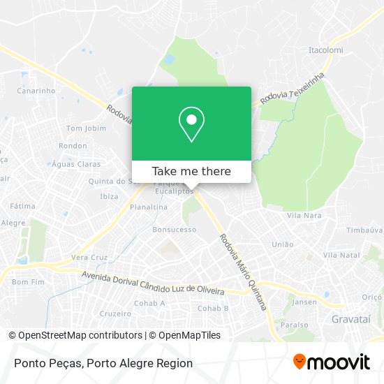 Ponto Peças map