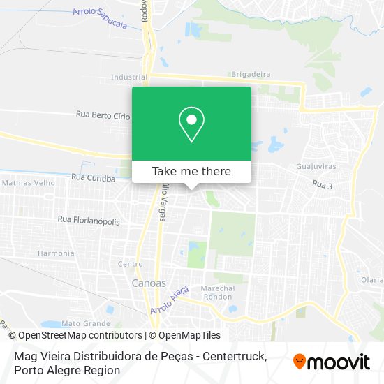 Mag Vieira Distribuidora de Peças - Centertruck map