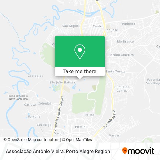 Associação Antônio Vieira map
