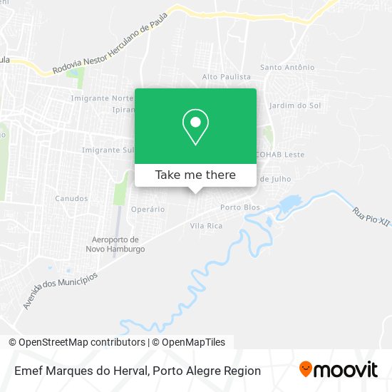 Emef Marques do Herval map