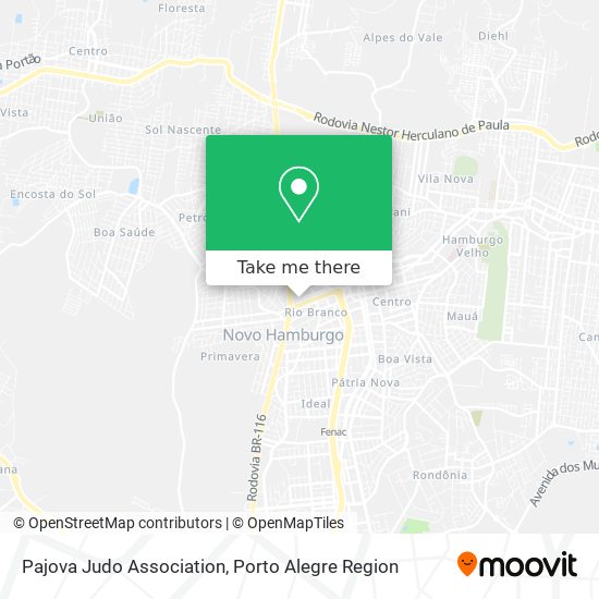 Pajova Judo Association map