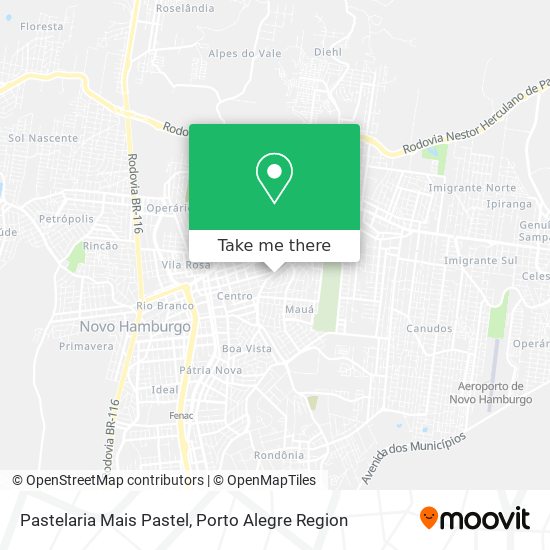 Pastelaria Mais Pastel map