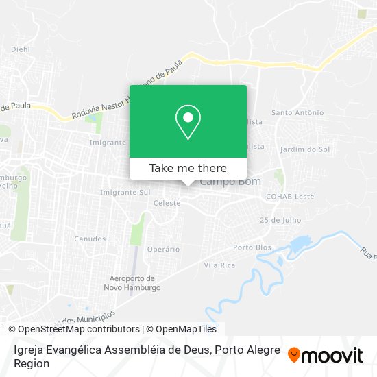 Igreja Evangélica Assembléia de Deus map