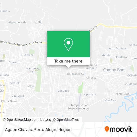 Agape Chaves map