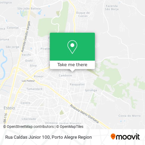 Rua Caldas Júnior 100 map