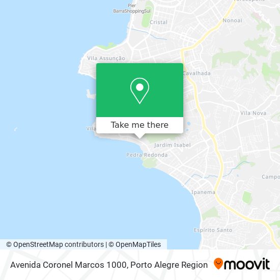 Mapa Avenida Coronel Marcos 1000