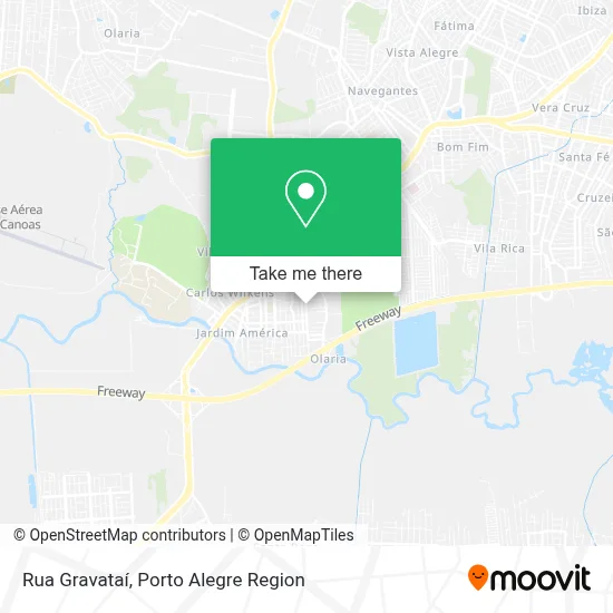 Rua Gravataí map
