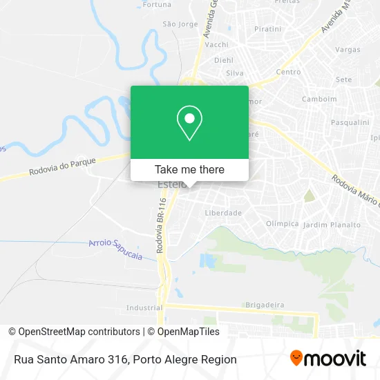 Rua Santo Amaro 316 map