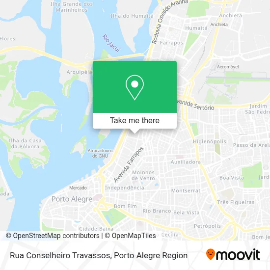 Rua Conselheiro Travassos map
