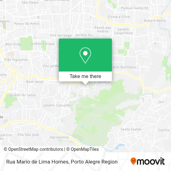 Rua Mario de Lima Hornes map