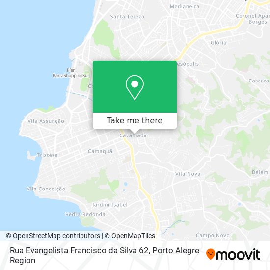 Mapa Rua Evangelista Francisco da Silva 62