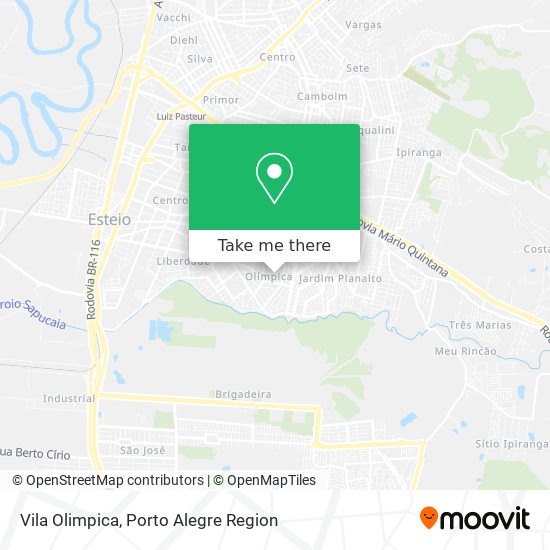 Vila Olimpica map