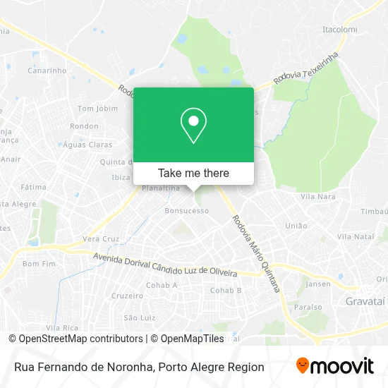 Rua Fernando de Noronha map