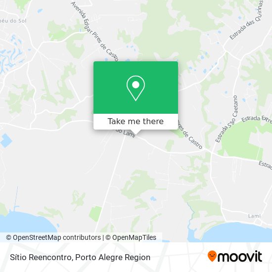 Sítio Reencontro map