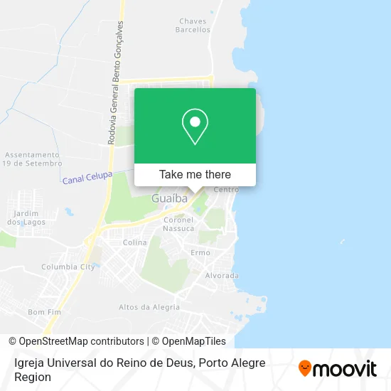 Mapa Igreja Universal do Reino de Deus