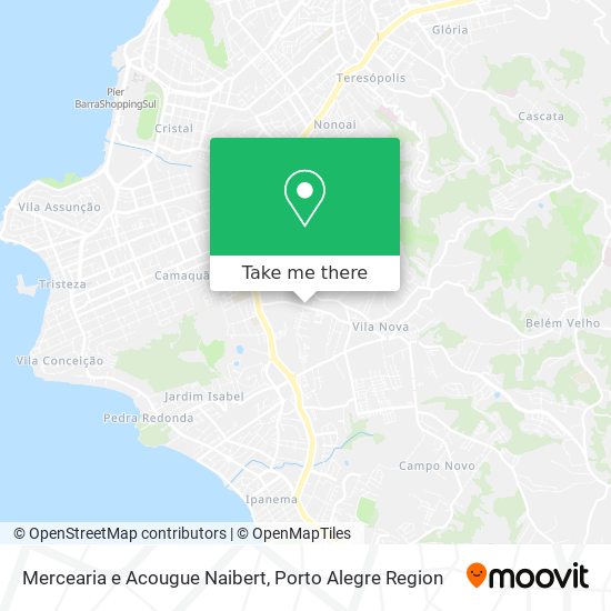 Mapa Mercearia e Acougue Naibert