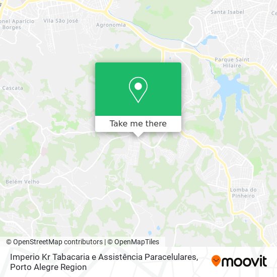 Imperio Kr Tabacaria e Assistência Paracelulares map