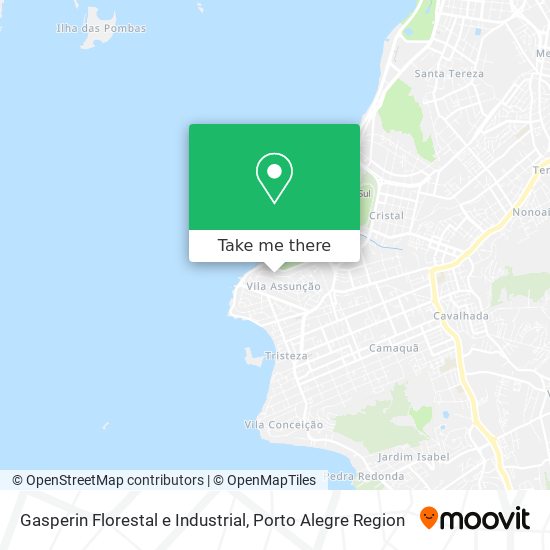 Mapa Gasperin Florestal e Industrial