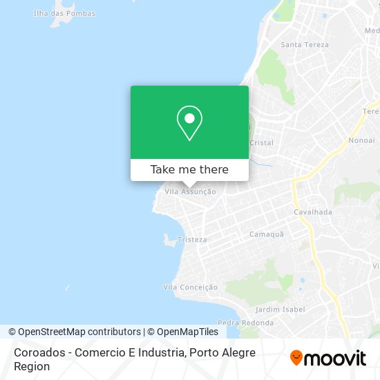 Coroados - Comercio E Industria map