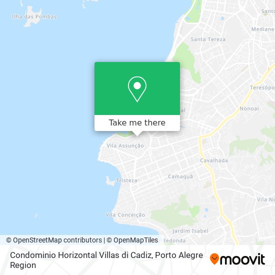 Mapa Condominio Horizontal Villas di Cadiz