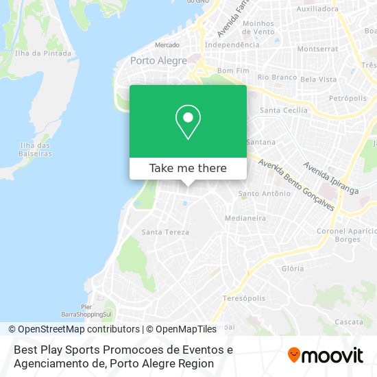 Mapa Best Play Sports Promocoes de Eventos e Agenciamento de