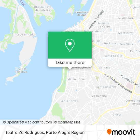 Mapa Teatro Zé Rodrigues