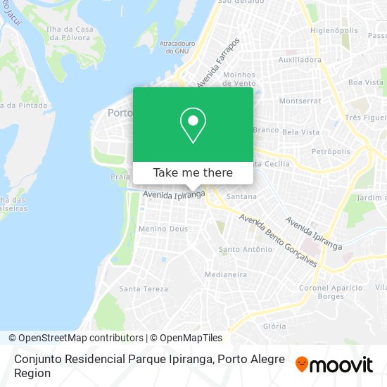 Mapa Conjunto Residencial Parque Ipiranga