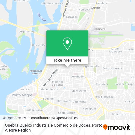 Quebra Queixo Industria e Comercio de Doces map