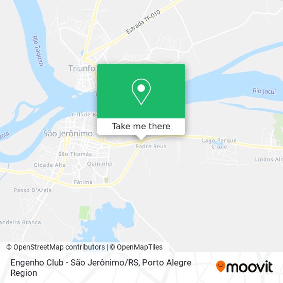 Engenho Club - São Jerônimo/RS map