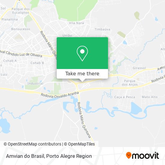Amvian do Brasil map