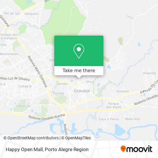 Mapa Happy Open Mall