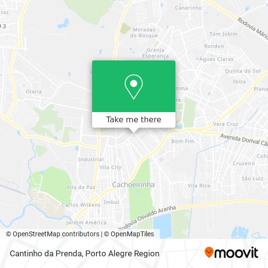 Cantinho da Prenda map