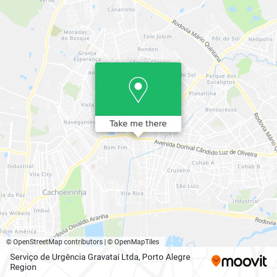 Serviço de Urgência Gravataí Ltda map