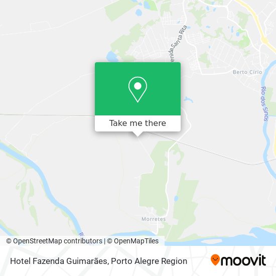 Hotel Fazenda Guimarães map