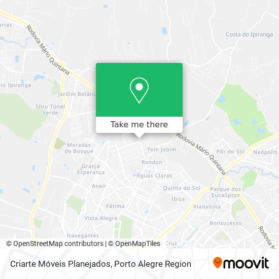 Criarte Móveis Planejados map