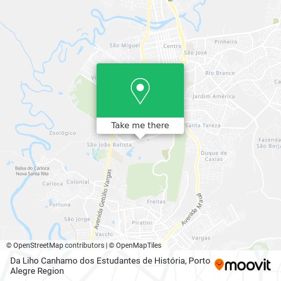 Da Liho Canhamo dos Estudantes de História map