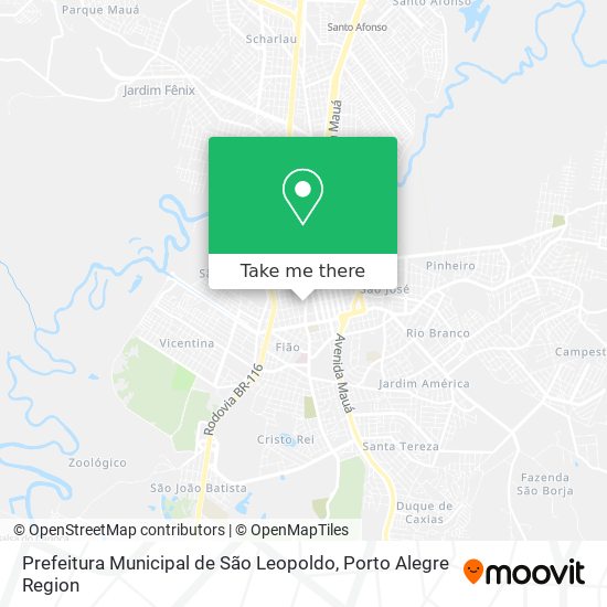 Prefeitura Municipal de São Leopoldo map