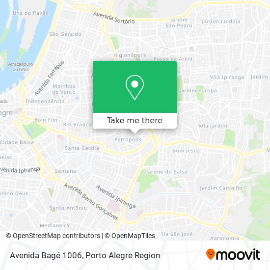 Avenida Bagé 1006 map
