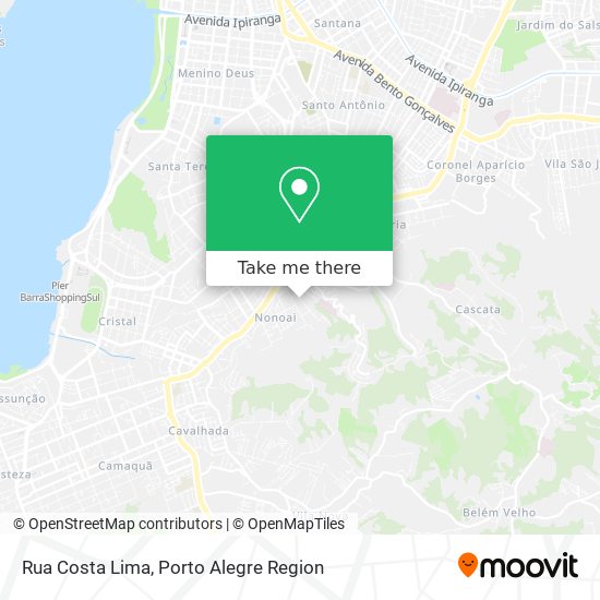 Rua Costa Lima map