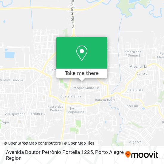 Avenida Doutor Petrônio Portella 1225 map