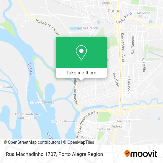 Rua Machadinho 1707 map
