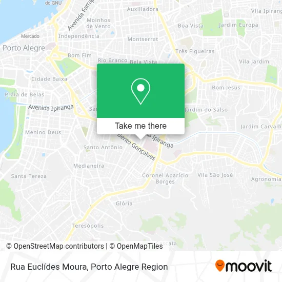 Rua Euclídes Moura map