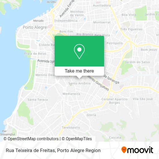 Rua Teixeira de Freitas map