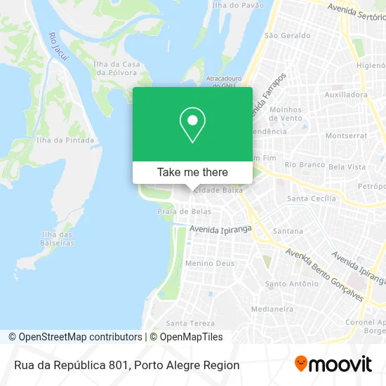 Rua da República 801 map